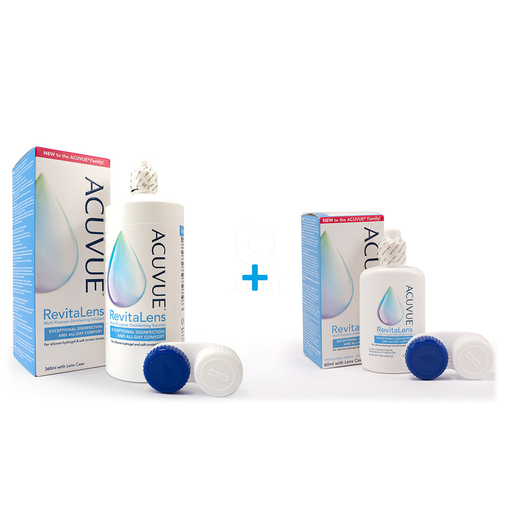 Acuvue RevitaLens, raztopina za leče - paket (360 ml + 60 ml)