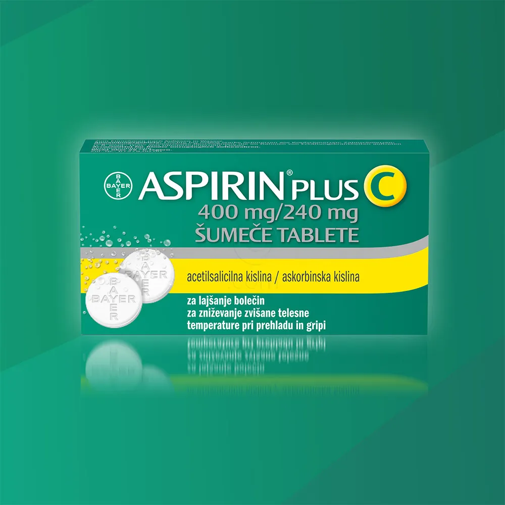 Aspirin plus C 400 mg/240 mg, 20 šumečih tablet