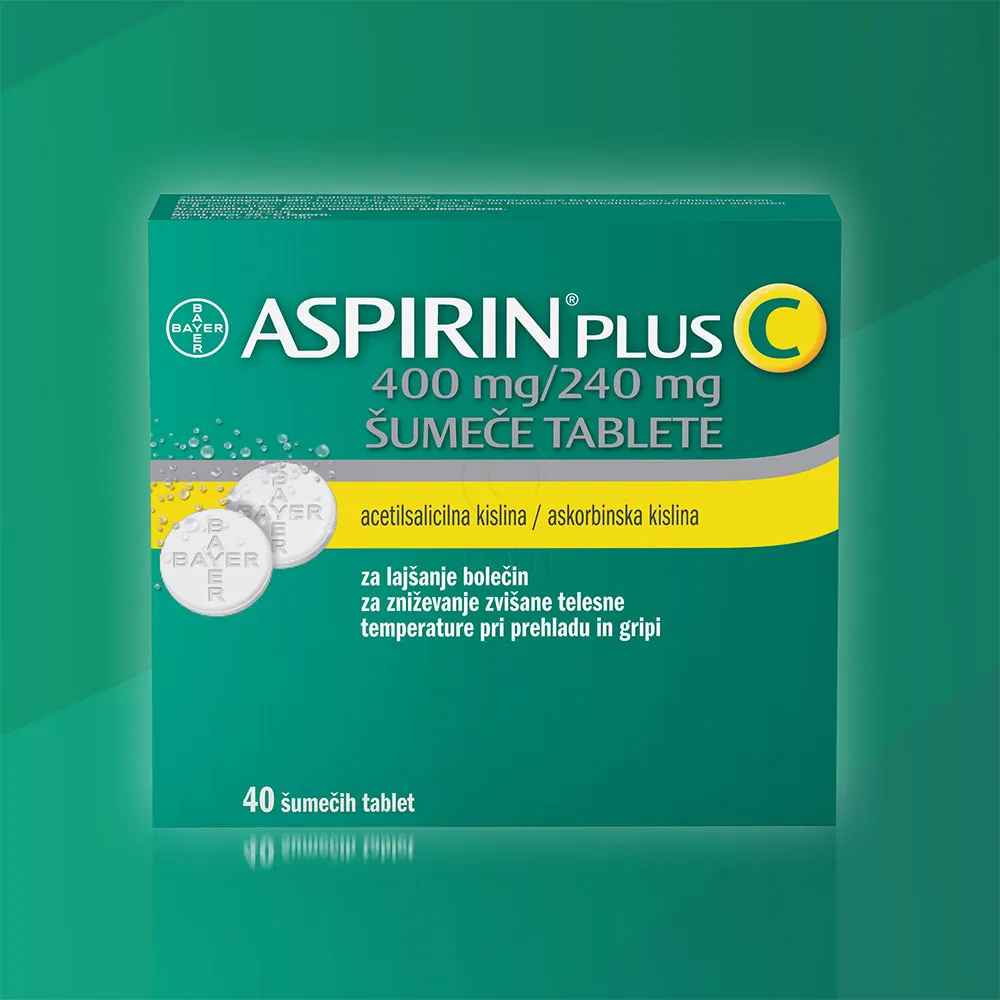 Aspirin plus C 400 mg/240 mg, 40 šumečih tablet