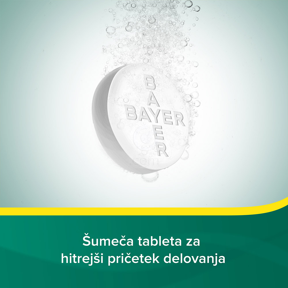 Aspirin plus C 400 mg/240 mg, 40 šumečih tablet