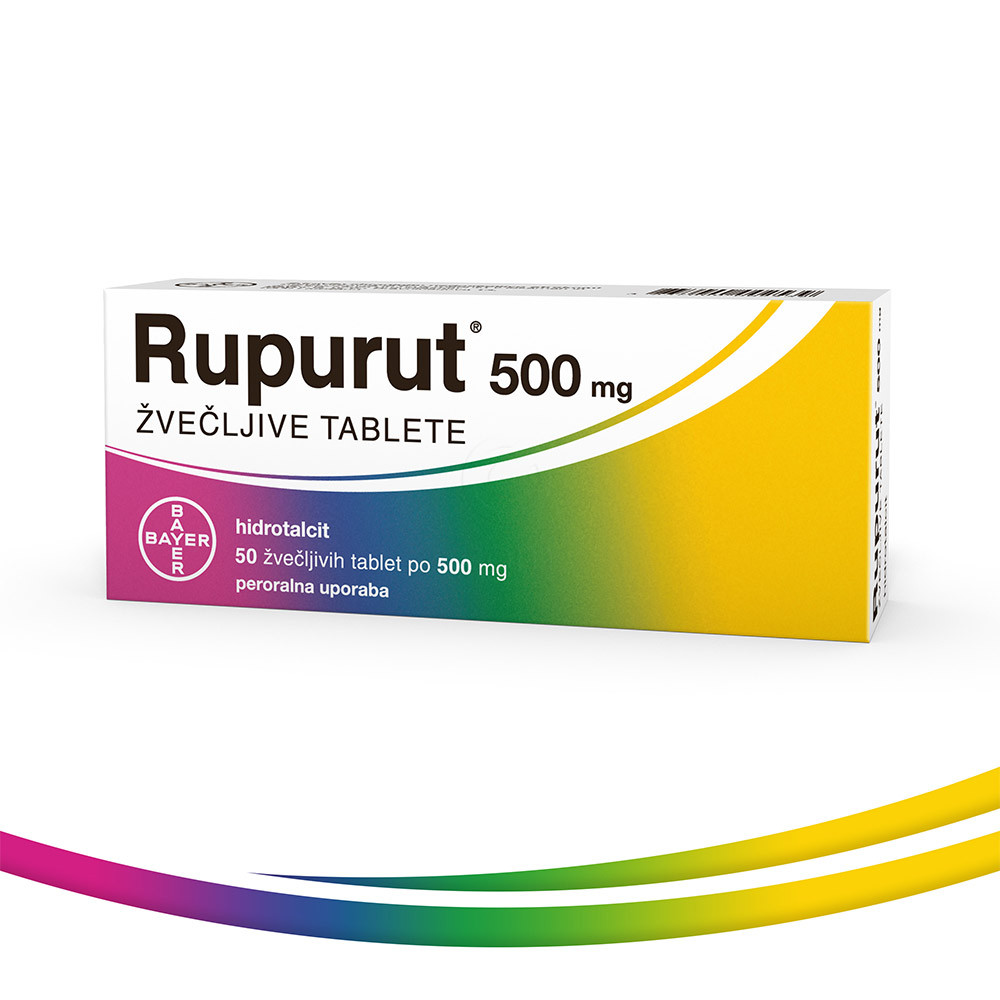 Rupurut 500 mg, žvečljive tablete (50 žvečljivih tablet)