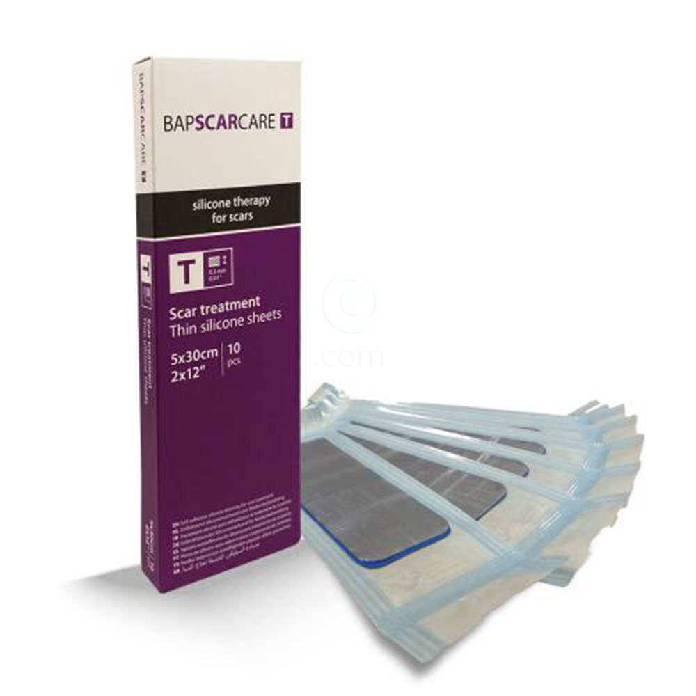 Bapscarcare T, tanka silikonska obloga 5 x 30 cm (1 obliž)
