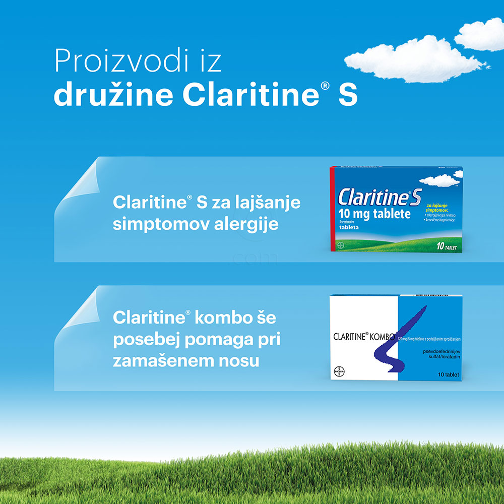 Claritine S 10 mg, tablete (10 tablet)