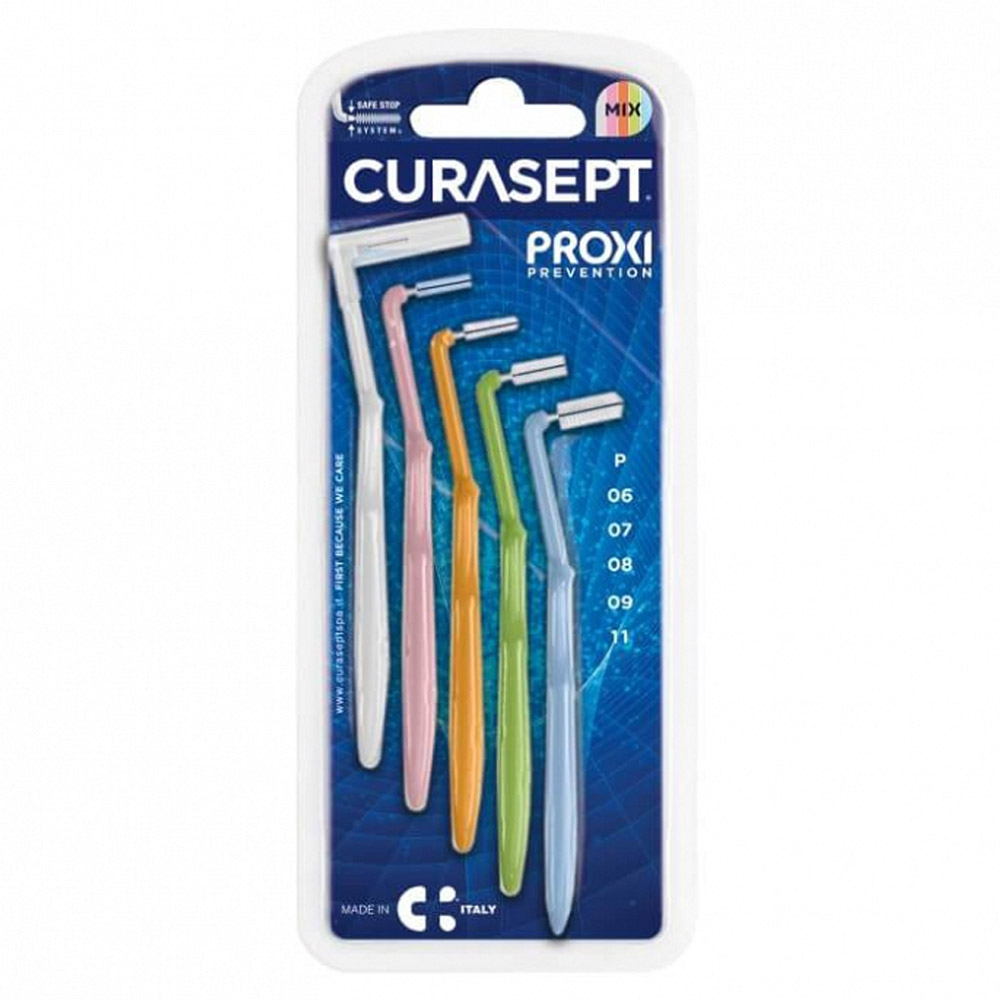 Curasept Proxi Prevention Angle Mix, medzobne ščetke (5 ščetk)