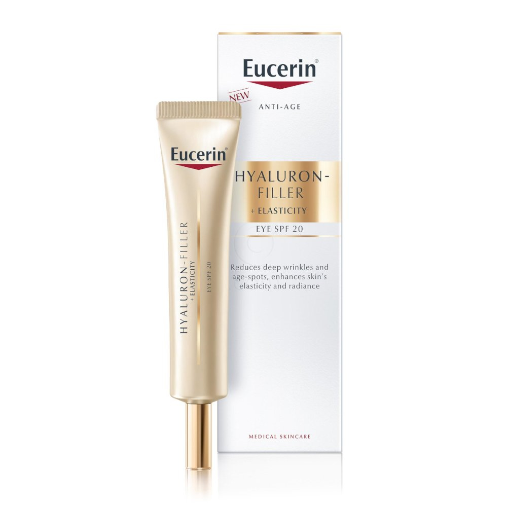 Eucerin Hyaluron-Filler + Elasticity, krema za okrog oči - ZF20 (15 ml)