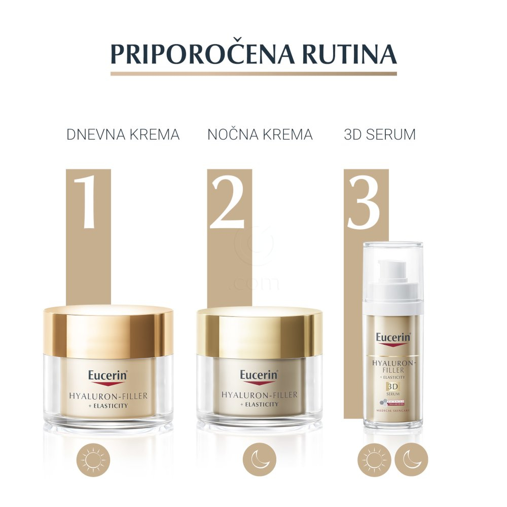 Eucerin Hyaluron-Filler + Elasticity dnevna krema - ZF15 (50 ml)
