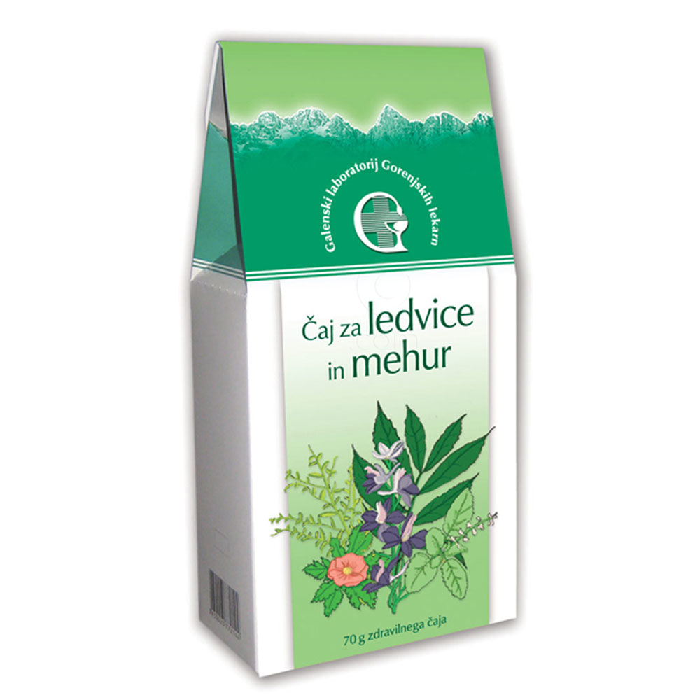 Gorenjske lekarne, čaj za ledvice in mehur (70 g)