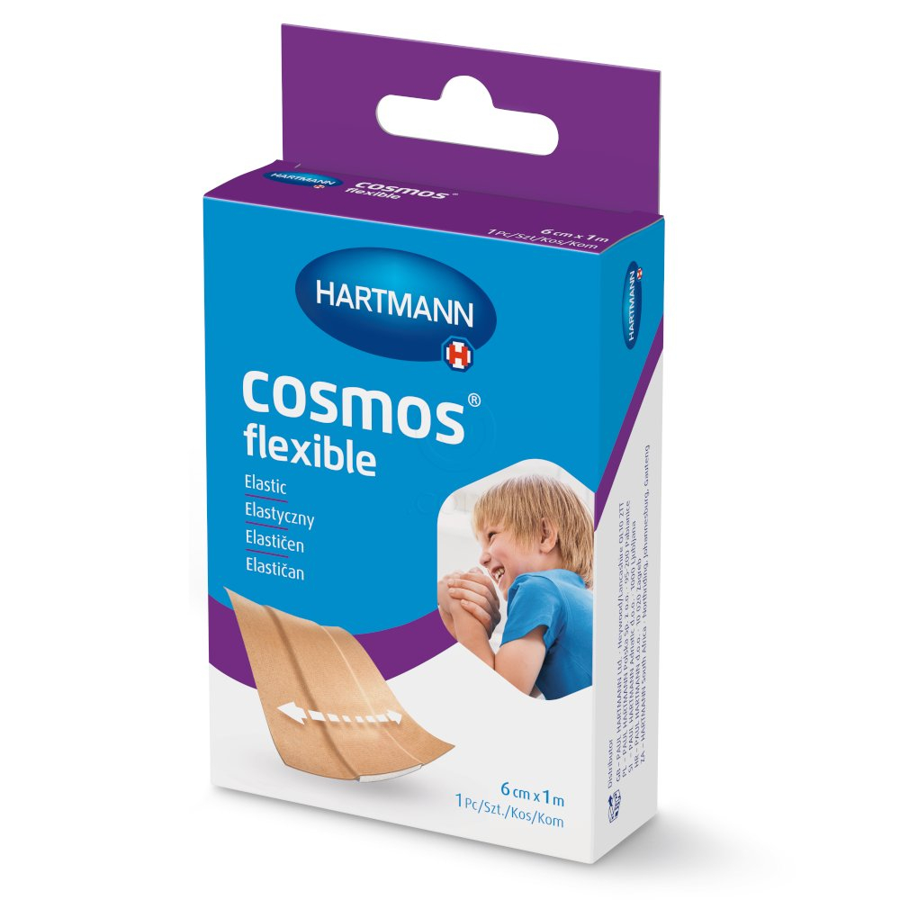 Cosmos Flexible, prilagodljiv obliž za rane - 6 cm x 1 m (1 kos)