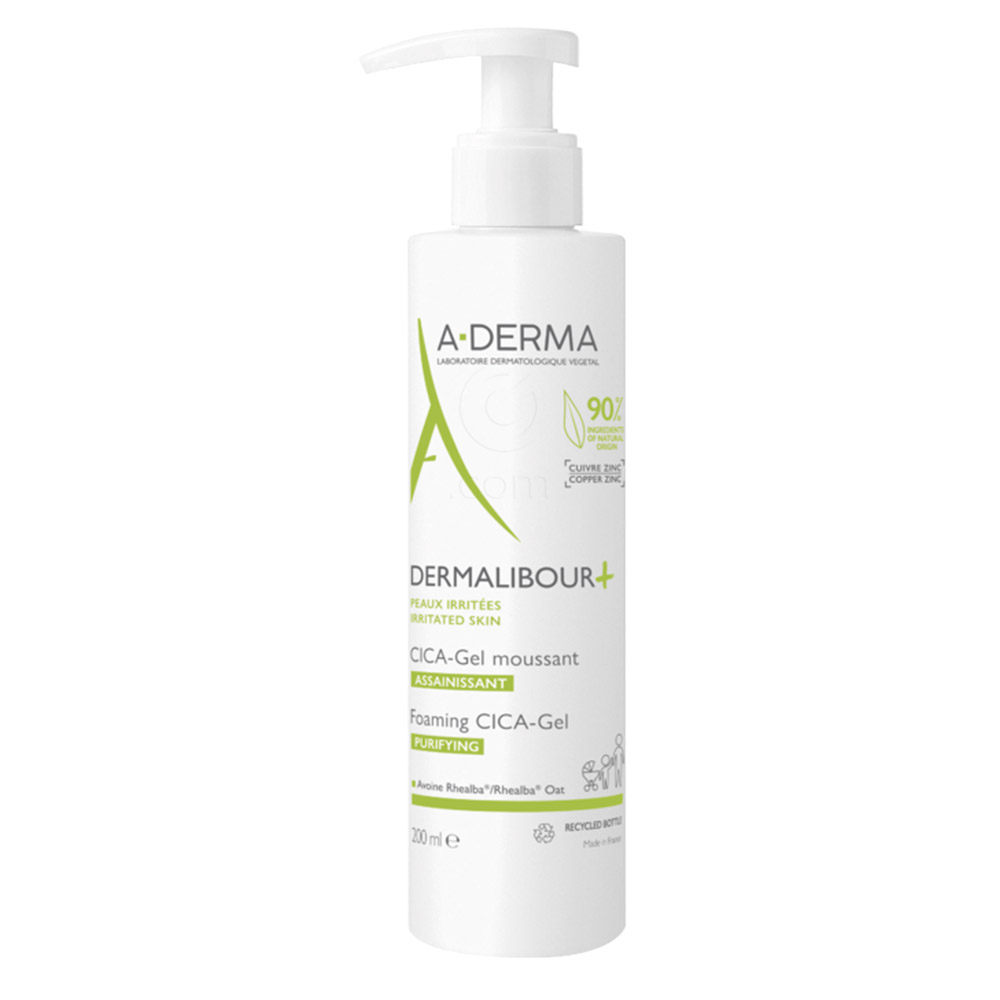 A-Derma Dermalibour+, peneči cica gel (200 ml)