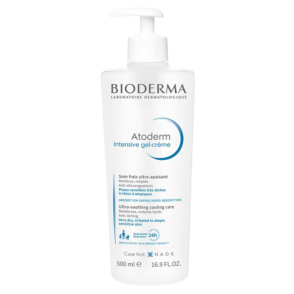 Bioderma Atoderm Intensive, izjemno pomirjujoča osvežilna gel-krema (500 ml)