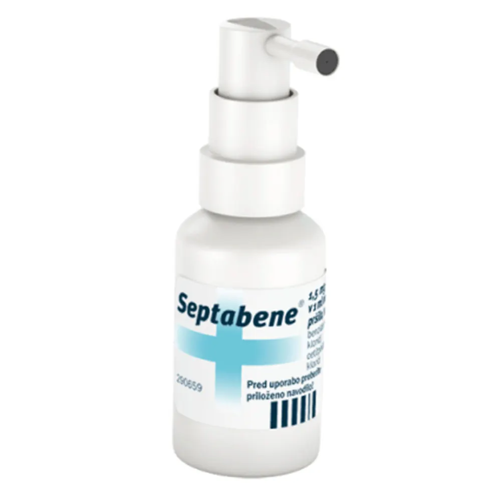 Septabene 1,5 mg/5 mg v 1 ml Krka, oralno pršilo - raztopina (30 ml)