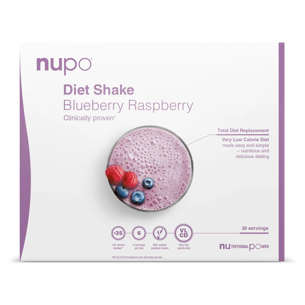 Nupo Dietni Shake Value Pack, Borovnica in Malina (30 obrokov)