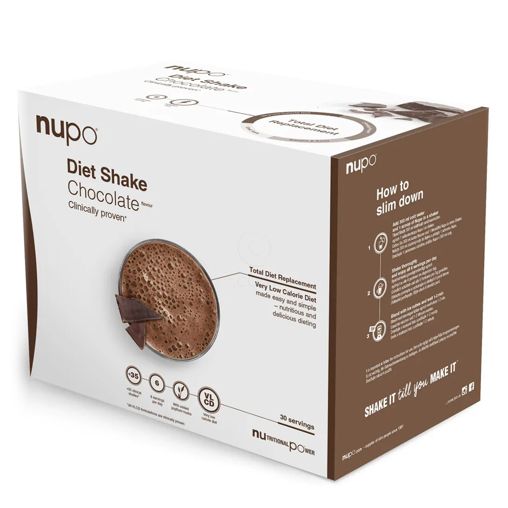 Nupo Dietni Shake Value Pack, Čokolada (30 obrokov)