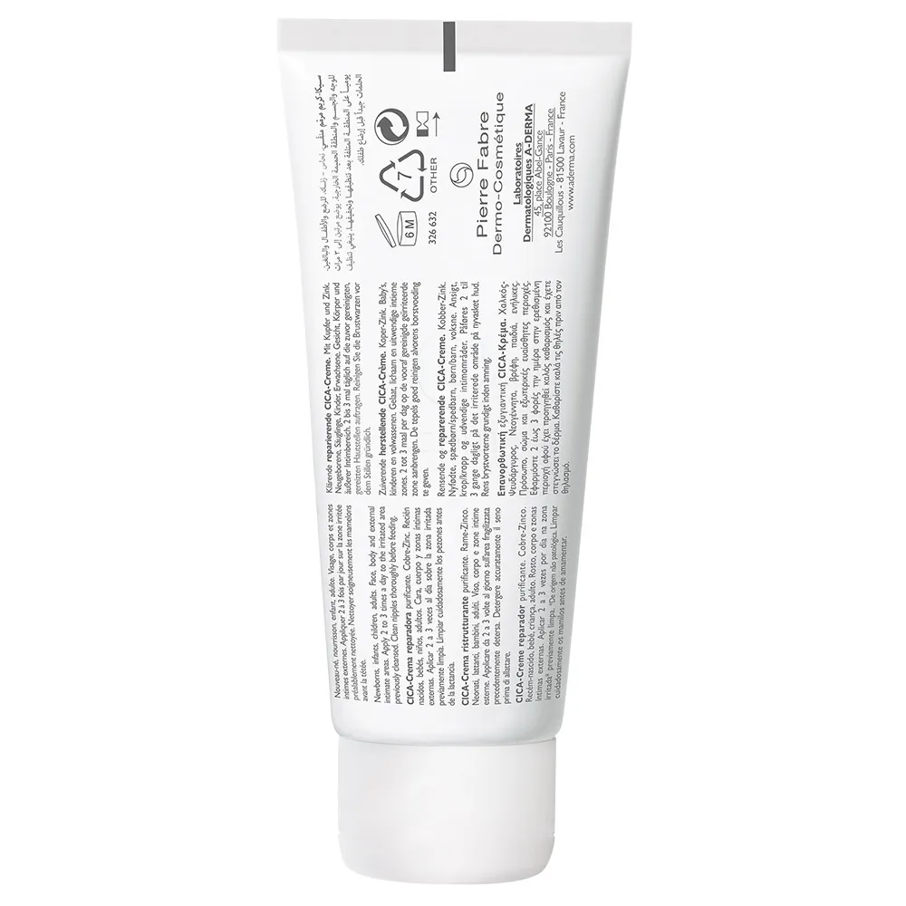 A-Derma Dermalibour +, obnavljajoča CICA-krema (100 ml)