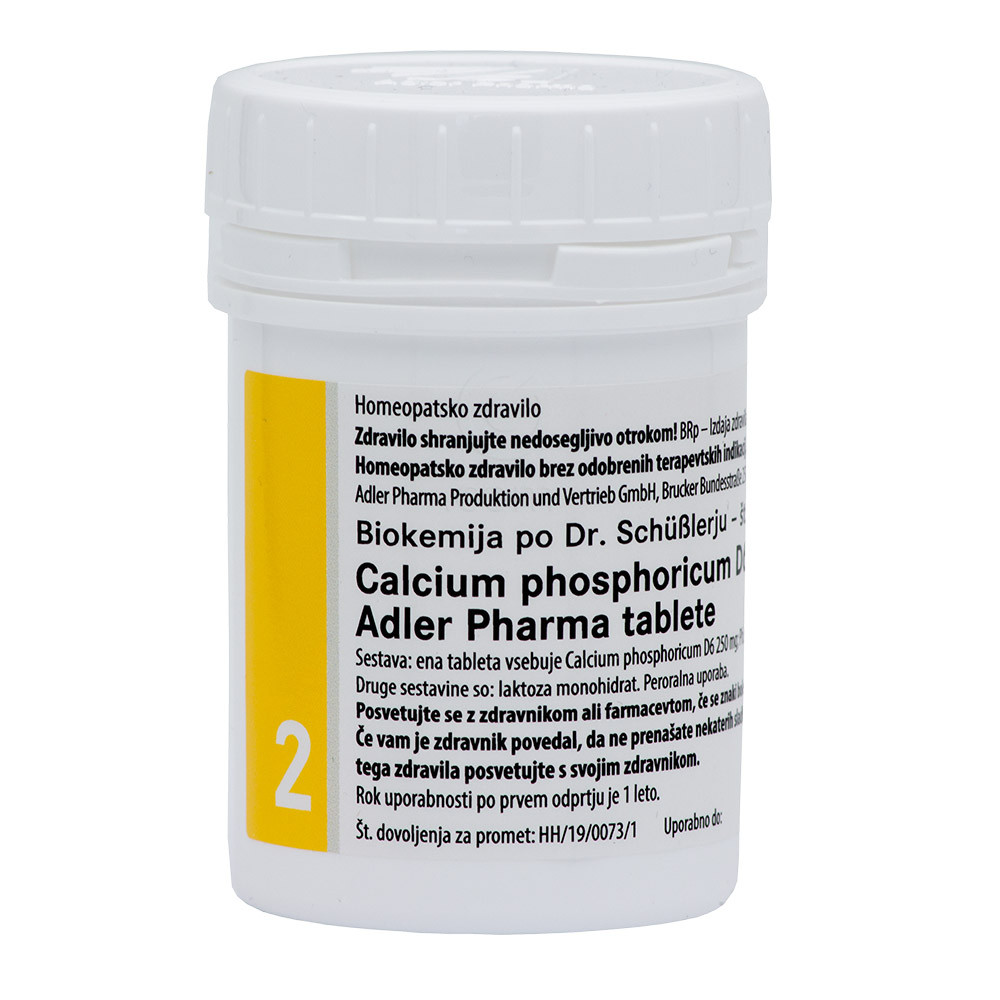 Schüsslerjeva sol št. 2  Calcium phosphoricum D6, tablete (400 tablet)
