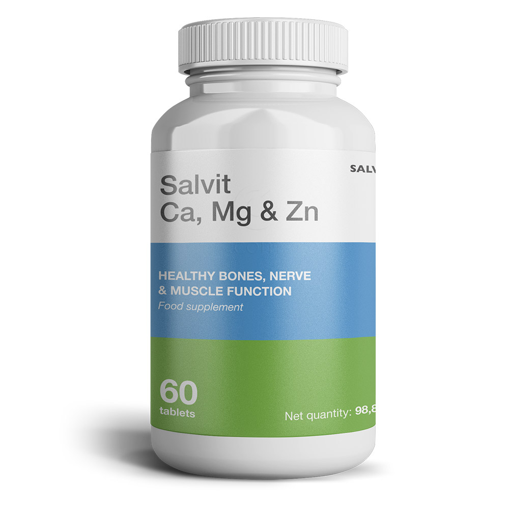 Salvit Ca, Mg&Zn, tablete (60 tablet)