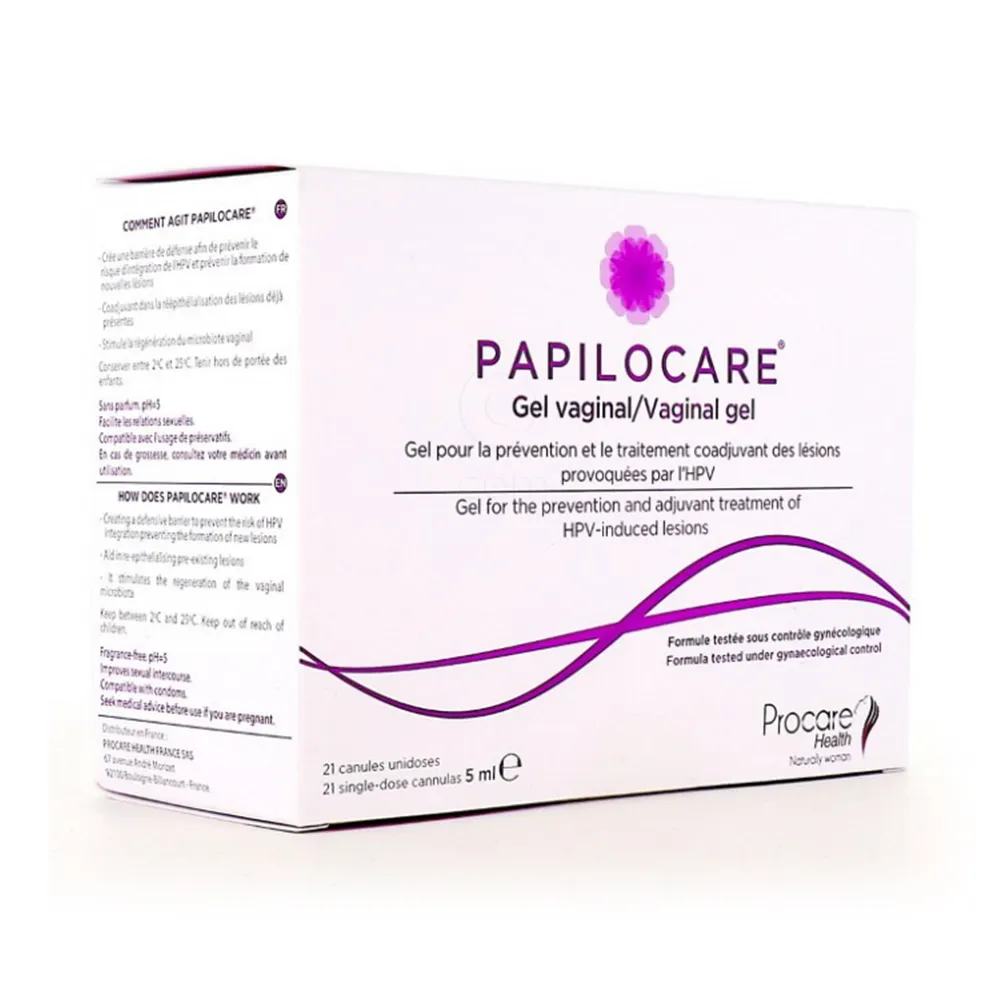 Papilocare, vaginalni gel (21 x 5 ml)