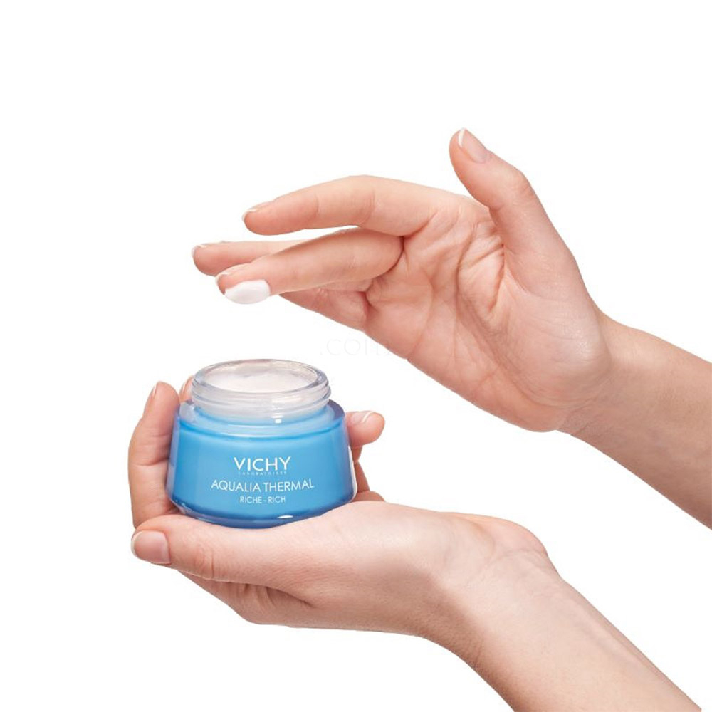 Vichy Aqualia Thermal Rich, bogata krema za vlaženje za suho kožo (50 ml)
