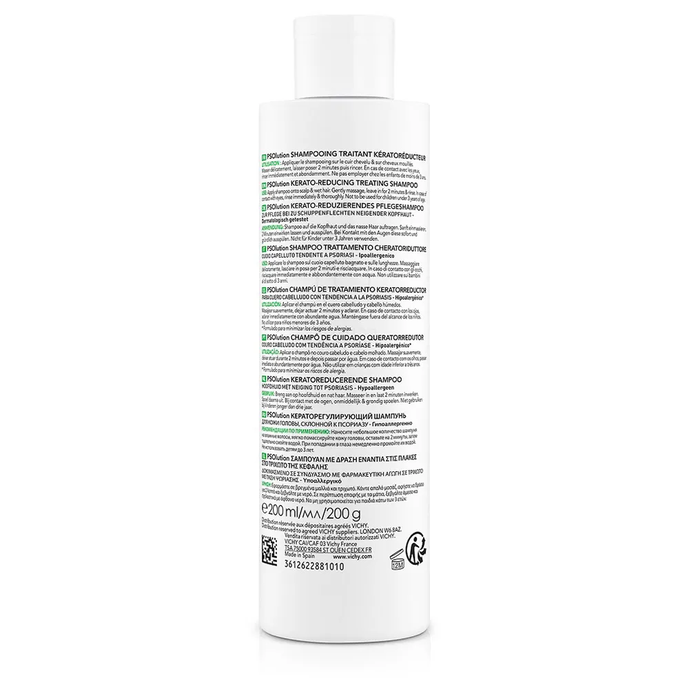 Vichy Dercos PSOlution, šampon za lasišče, nagnjeno k luskavici (200 ml)