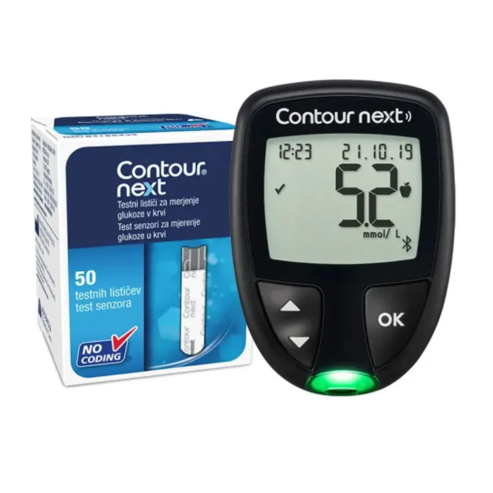 Contour Next, sistem za merjenje glukoze (1 komplet)