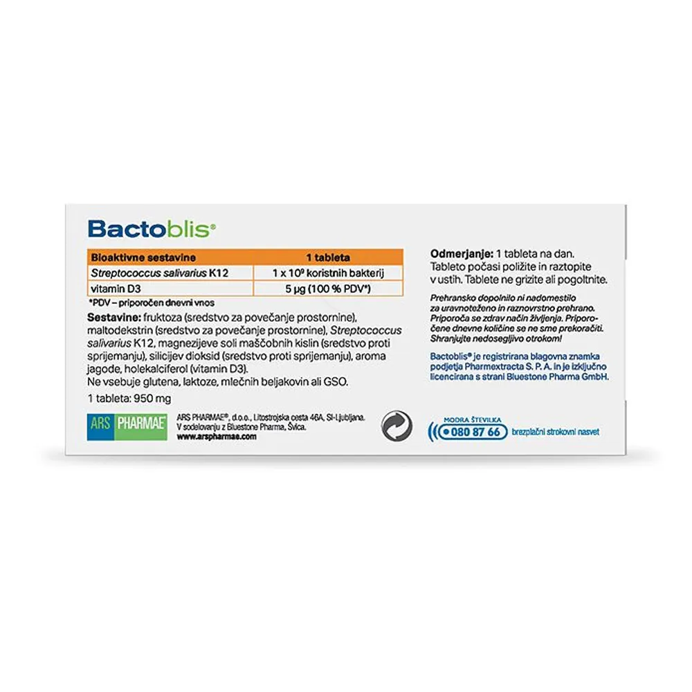 Bactoblis Ars Pharmae, tablete (30 tablet)