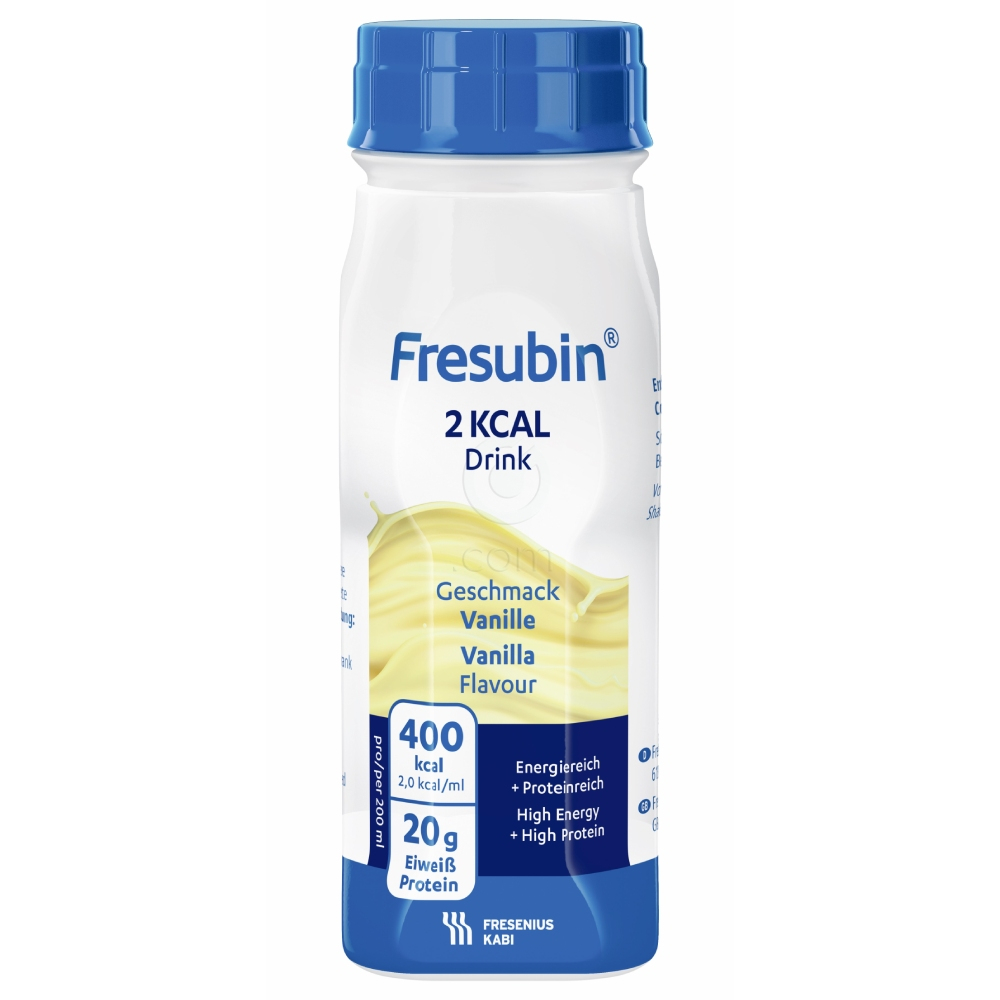 Fresubin 2 kcal/ml Drink, napitek z okusom vanilije (4 x 200 ml)