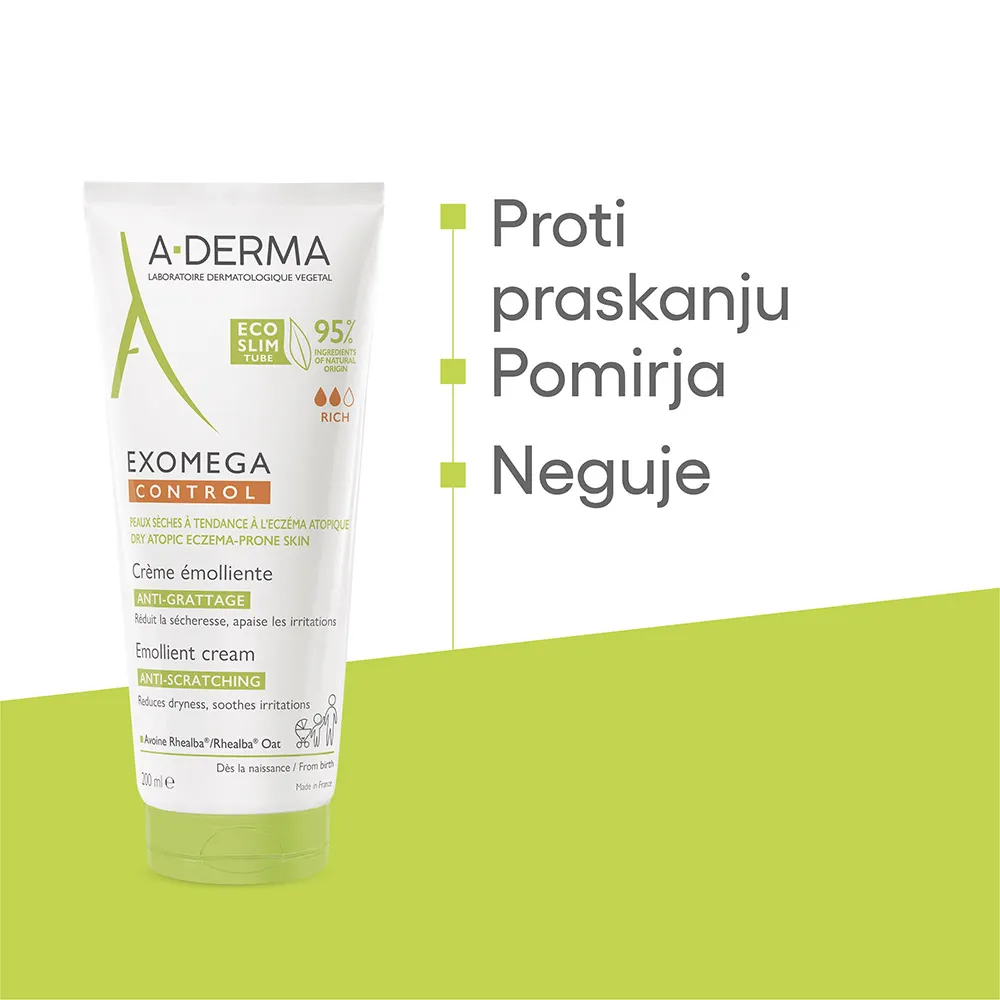 A-Derma Exomega Control, emolientna krema (200 ml)