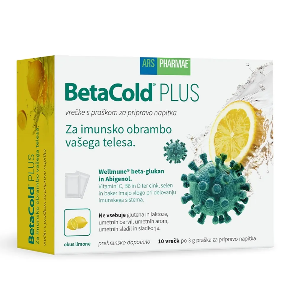 BetaCold PLUS Ars Pharmae, vrečke (10 x 3 g)