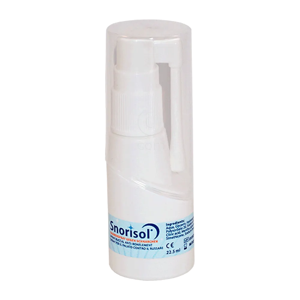 Snorisol, ustno pršilo proti smrčanju (22,5 ml)