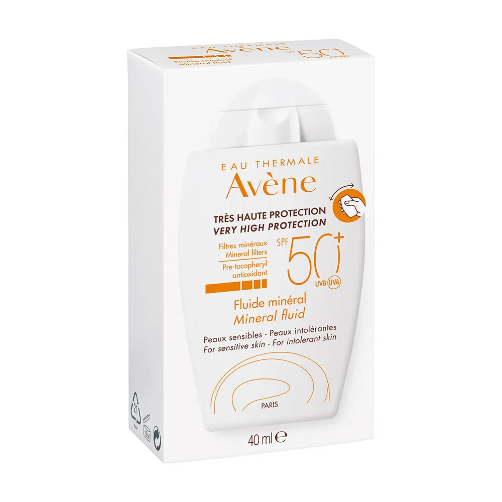 Avene Sun, mineralni fluid - ZF50+ (40 ml)
