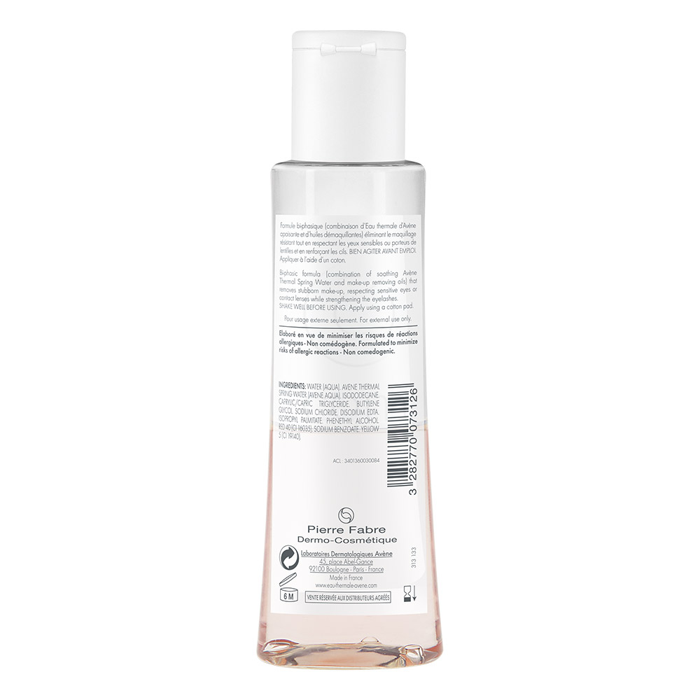 Avene, intenzivni odstranjevalec ličil s predela okoli oči (125 ml)