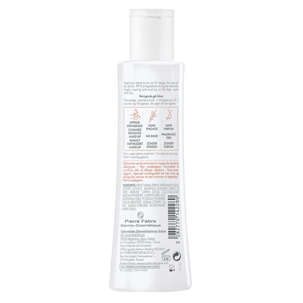 Avene Tolérance, izjemno blagi losjon za čiščenje (200 ml)