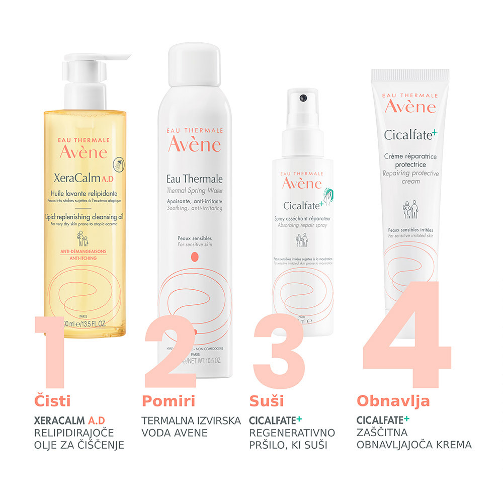 Avene Cicalfate+, obnavljajoča zaščitna krema (100 ml)