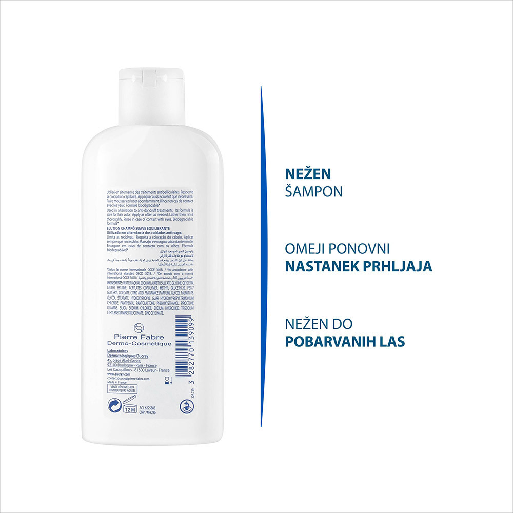Ducray Elution, šampon (200 ml)