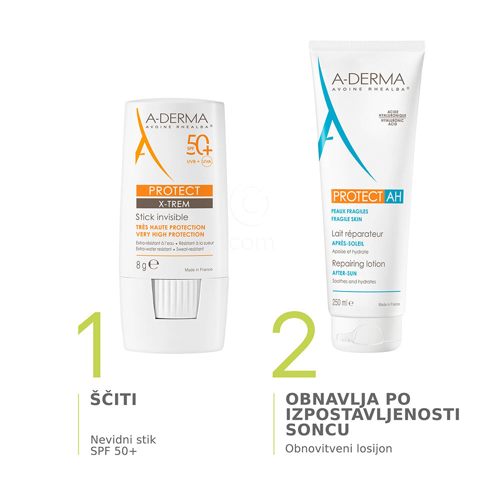 A-Derma Protect X-Trem, nevidni stik - ZF50+ (8 g)