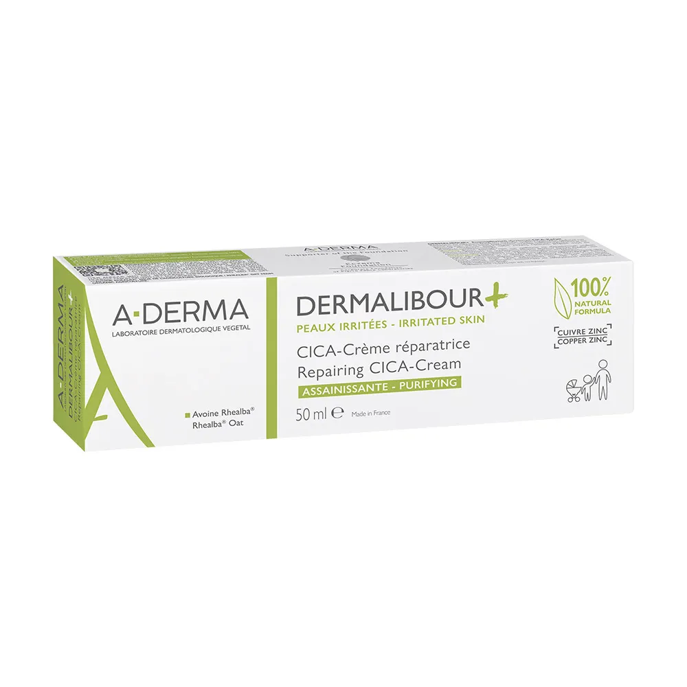 A-Derma Dermalibour+, obnavljajoča CICA-krema (50 ml)