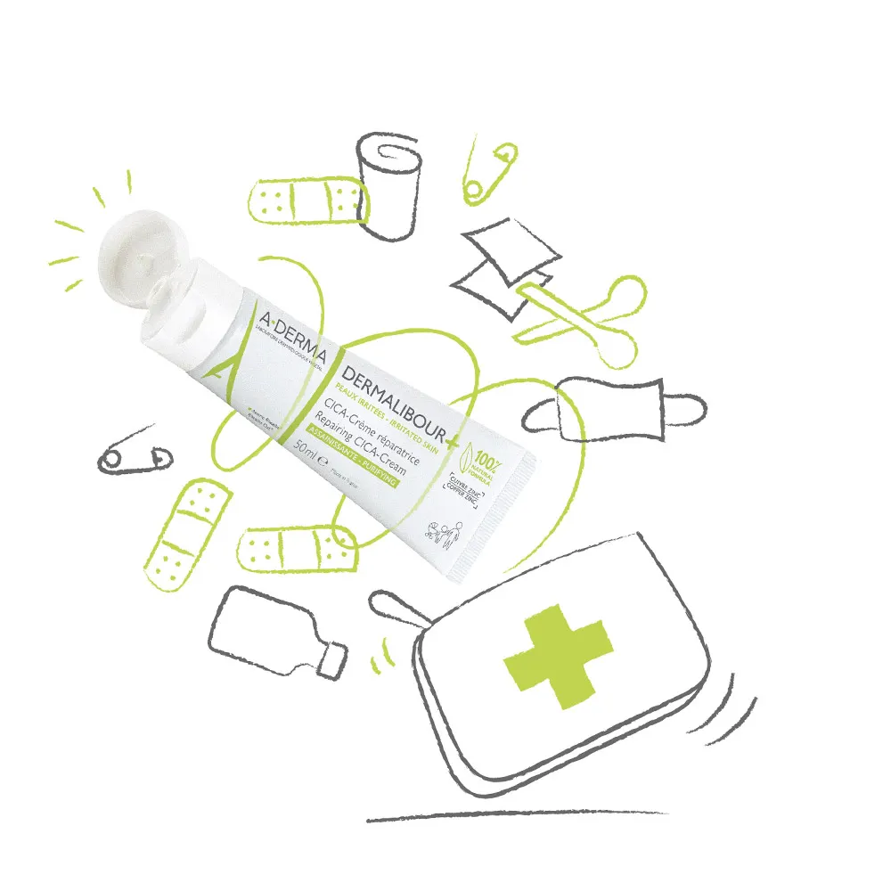 A-Derma Dermalibour+, obnavljajoča CICA-krema (50 ml)