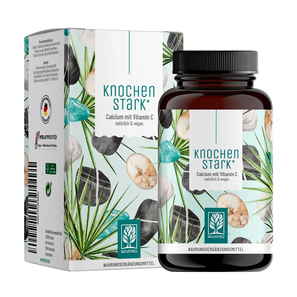 Naturtreu Kalcij in vitamin C, kapsule (120 kapsul)