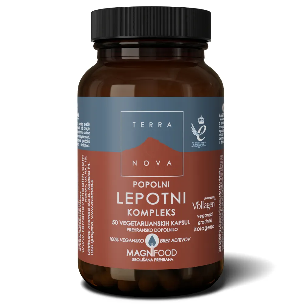 Terranova popolni lepotni kompleks koža - lasje - nohti, kapsule (50 kapsul)