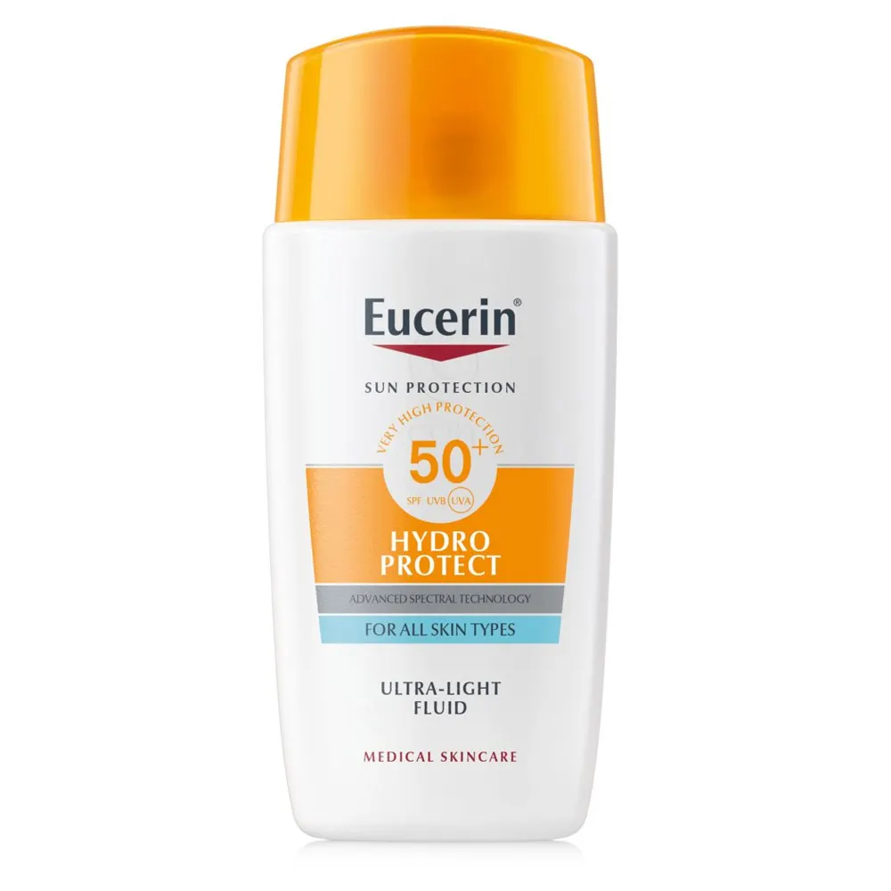 Eucerin Sun Hydro Protect Ultra, lahki fluid za zaščito pred soncem - ZF50+ (50 ml)