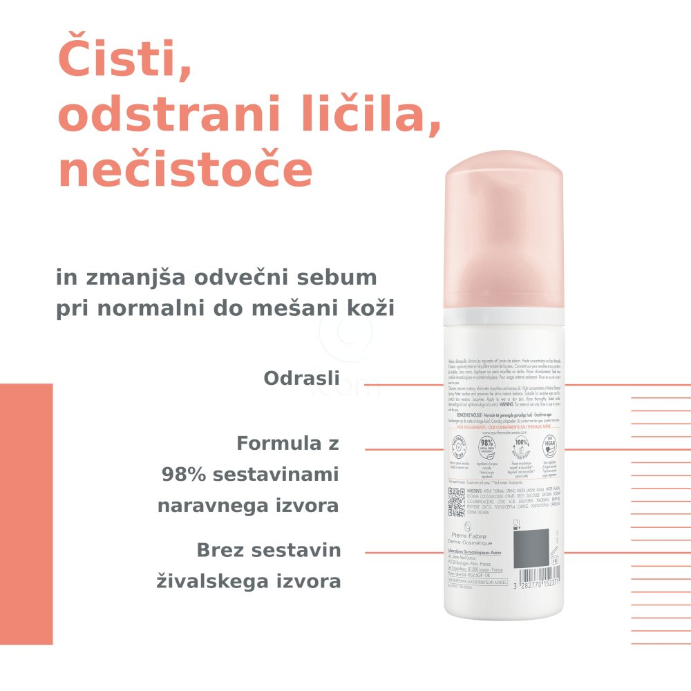 Avene pena za čiščenje kože (2 x 150 ml)