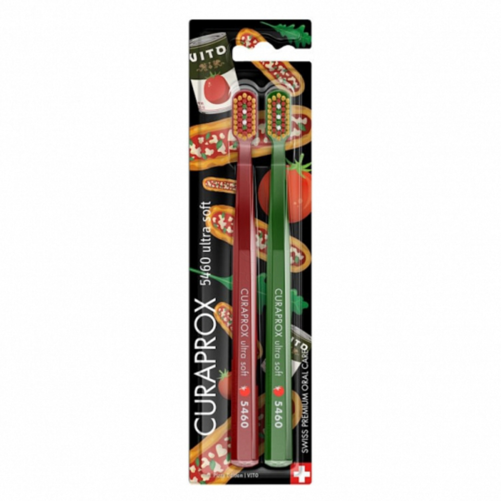 Curaprox CS 5460 Ultra Soft Pizza Limited Edition, dvojno pakiranje (2 ščetki)