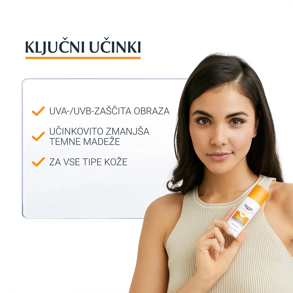 Eucerin Sun Pigment Control, fluid za zaščito pred soncem - ZF50+ (50 ml)