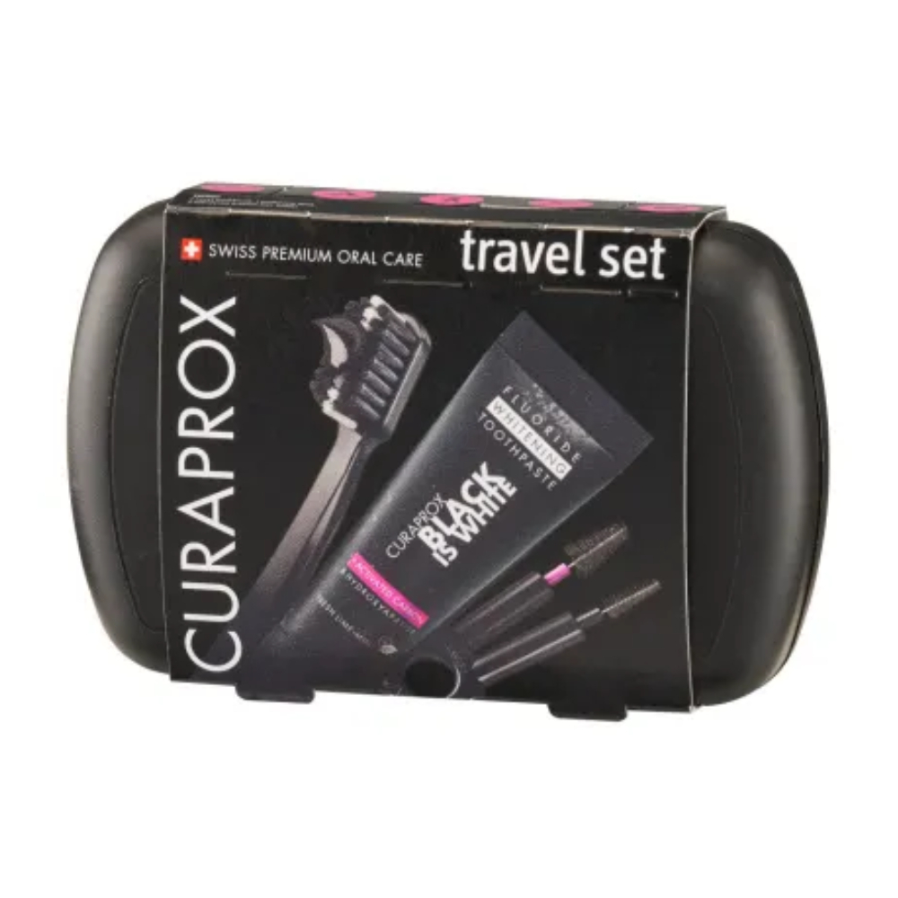 Curaprox, potovalni set - Black is White (1 set)