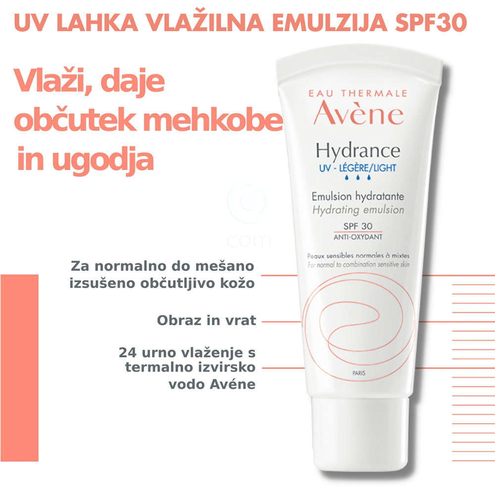 Avene Hydrance Boost, lahka rutina za vlaženje suhe kože - serum in lahka krema (30 ml + 40 ml)