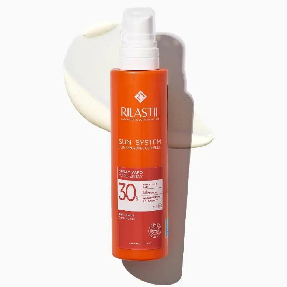 Rilastil Sun System, pršilo za telo za zaščito pred soncem - ZF 30 (200 ml)