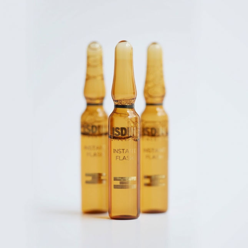 ISDIN Isdinceutics Instant Flash, raztopina za takojšen učinek liftinga - ampule (5 x 2 ml)
