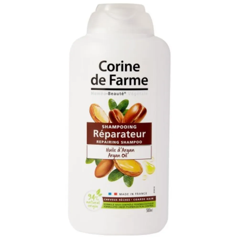 Corine De Farme, šampon za poškodovane lase z arganovim oljem (500 ml)