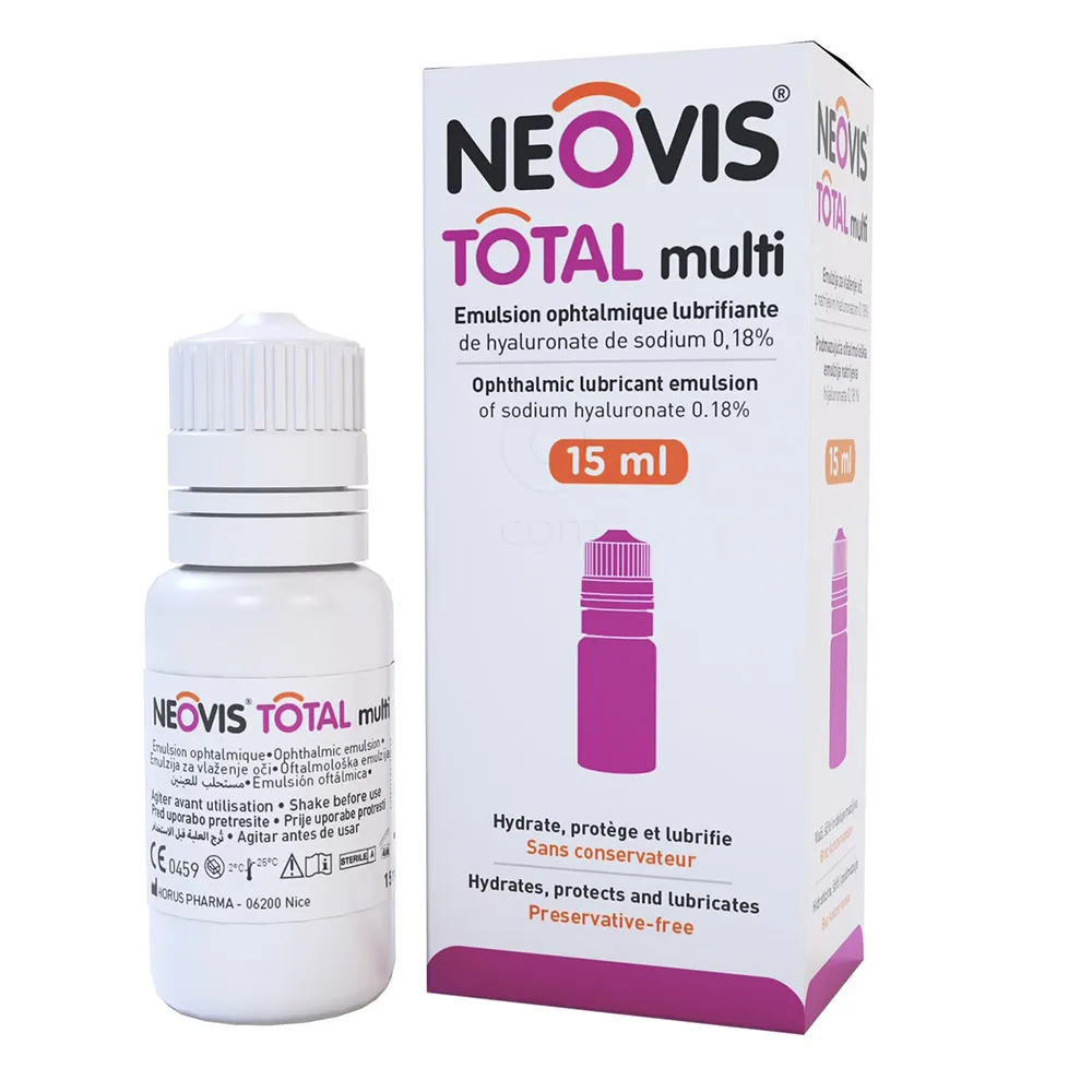 Neovis Total mutli, emulzija za vlaženje oči (15 ml)