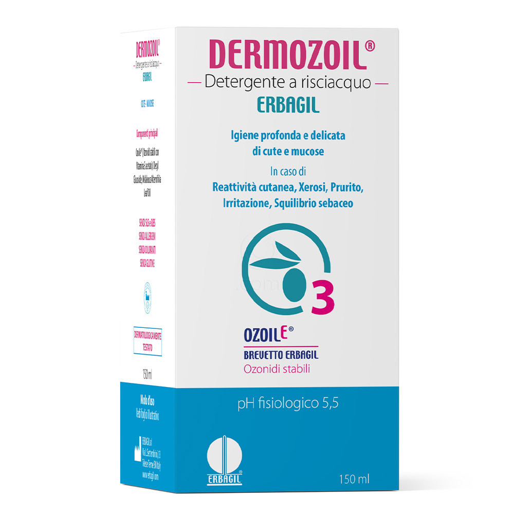Dermozoil Erbagil, čistilno sredstvo (150 ml)